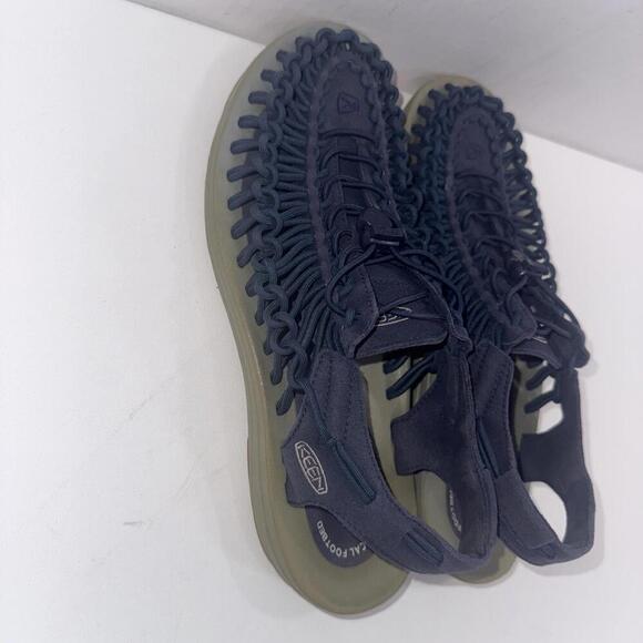 KEEN Uneek Blue Bungee Water Sport Outdoor Hiking Camp Gorpcore Sandals 10.5M main image 12